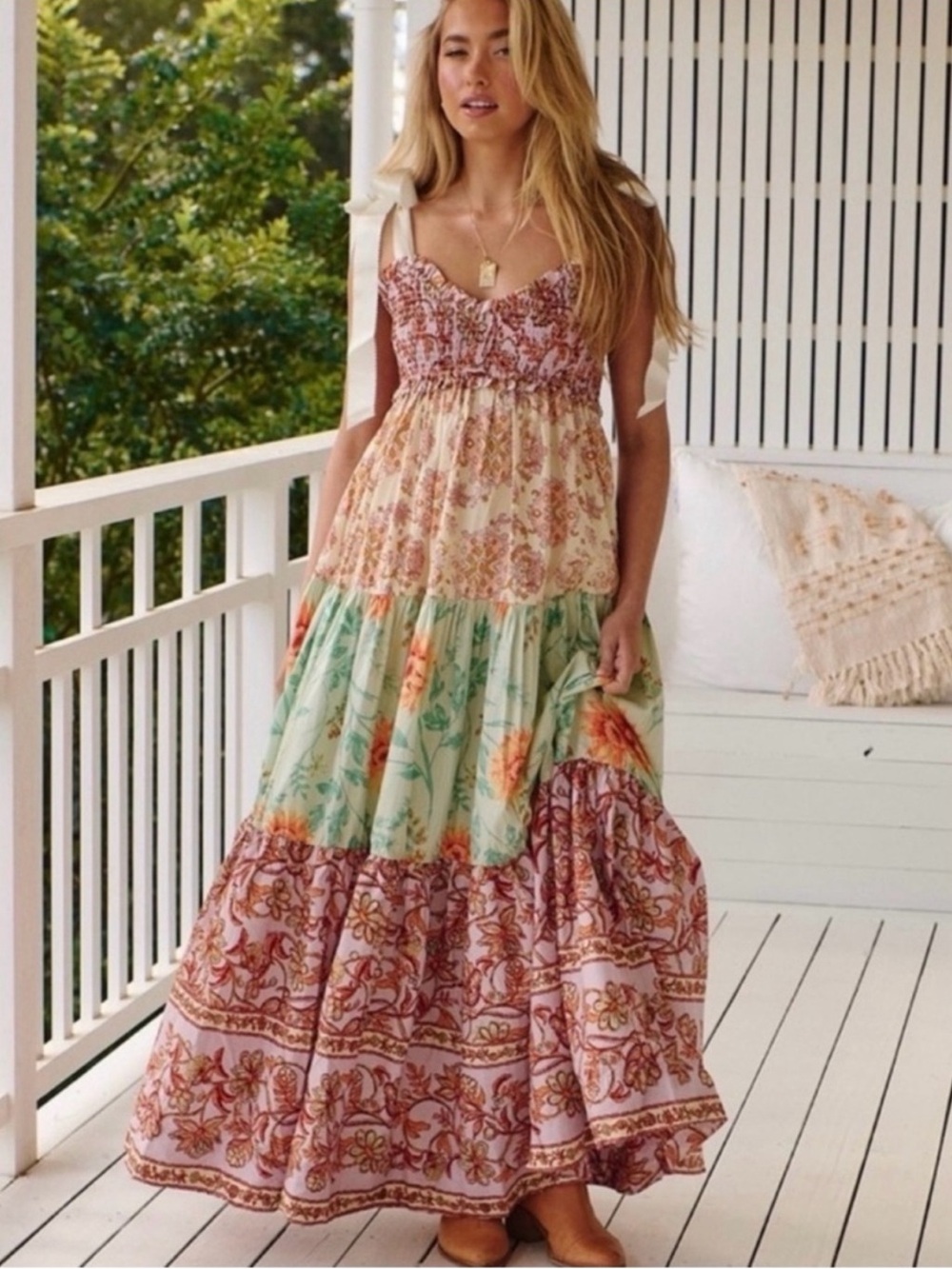 Free People Bluebell Maxi Dress: Beautiful Floral Print for Summer - Picture 13 of 14